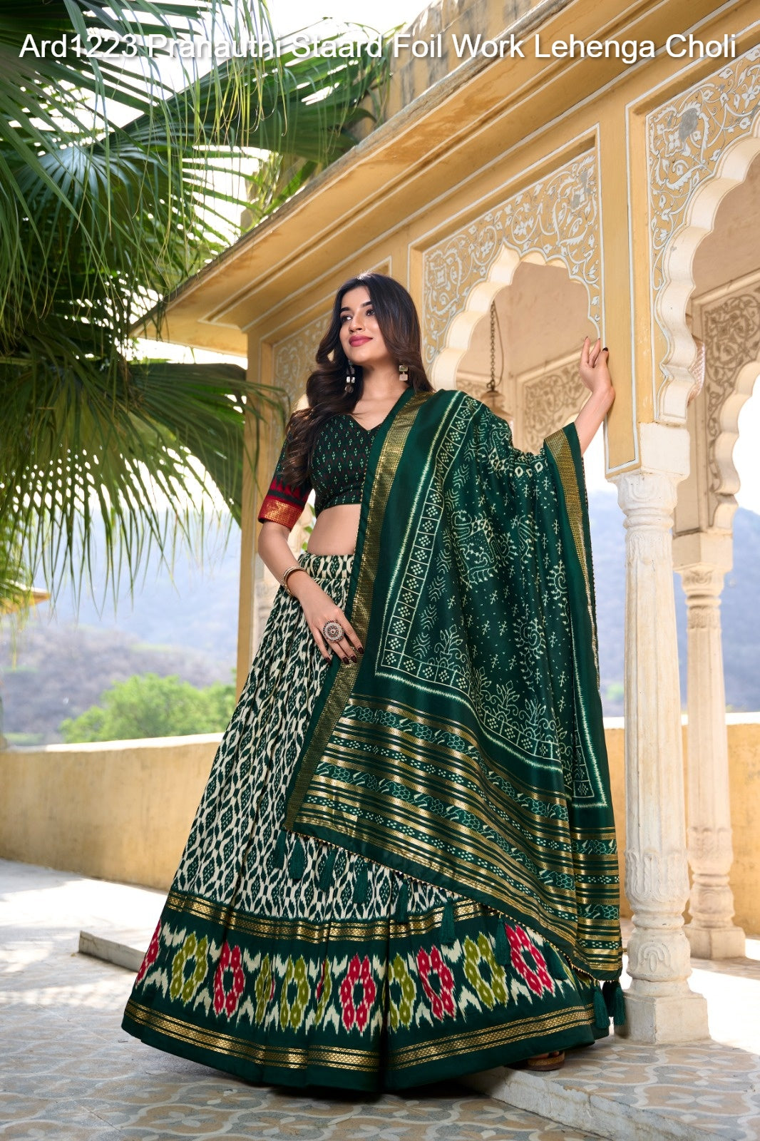 Ard1223 Pranauthi Staard Foil Work Lehenga Choli