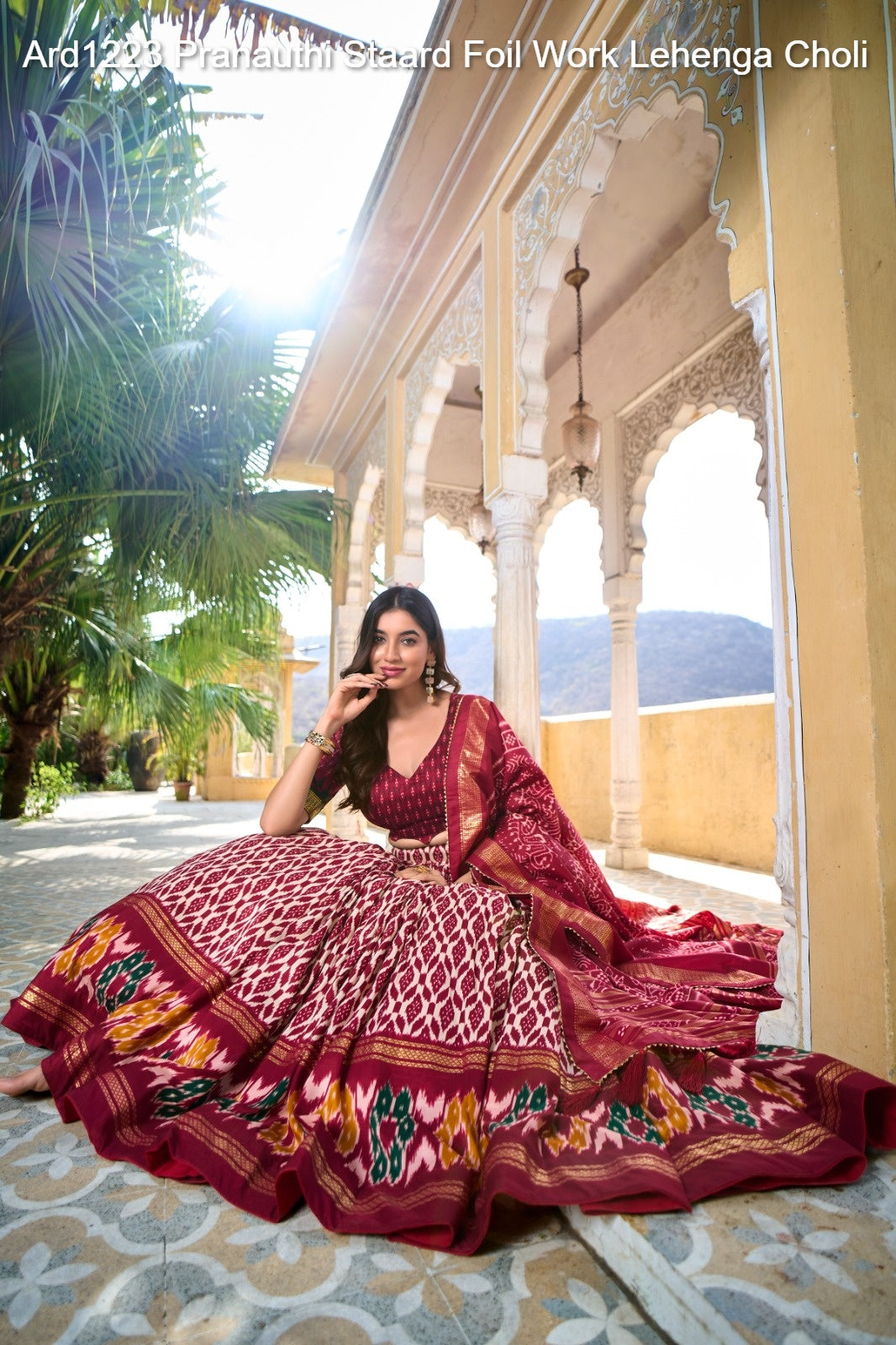 Ard1223 Pranauthi Staard Foil Work Lehenga Choli
