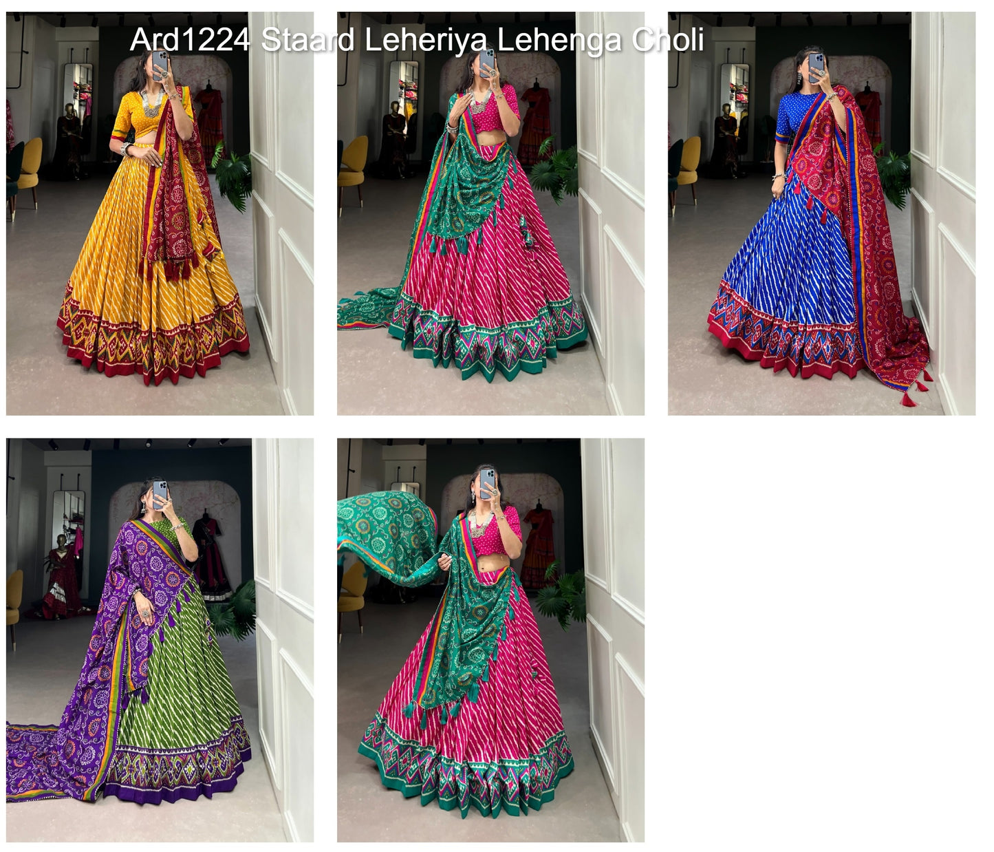 Ard1224 Staard Leheriya Lehenga Choli