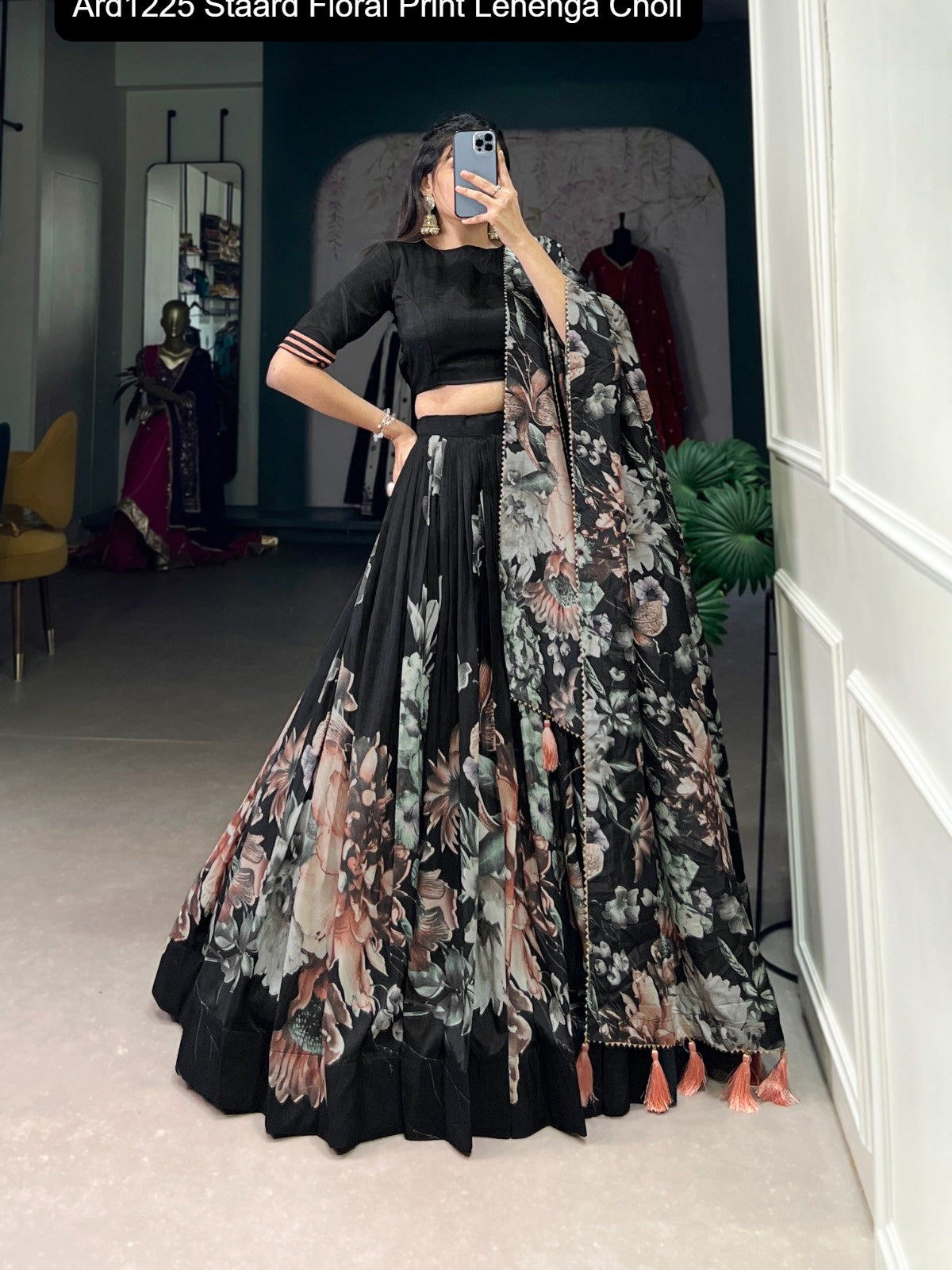 Ard1225 Staard Floral Print Lehenga Choli