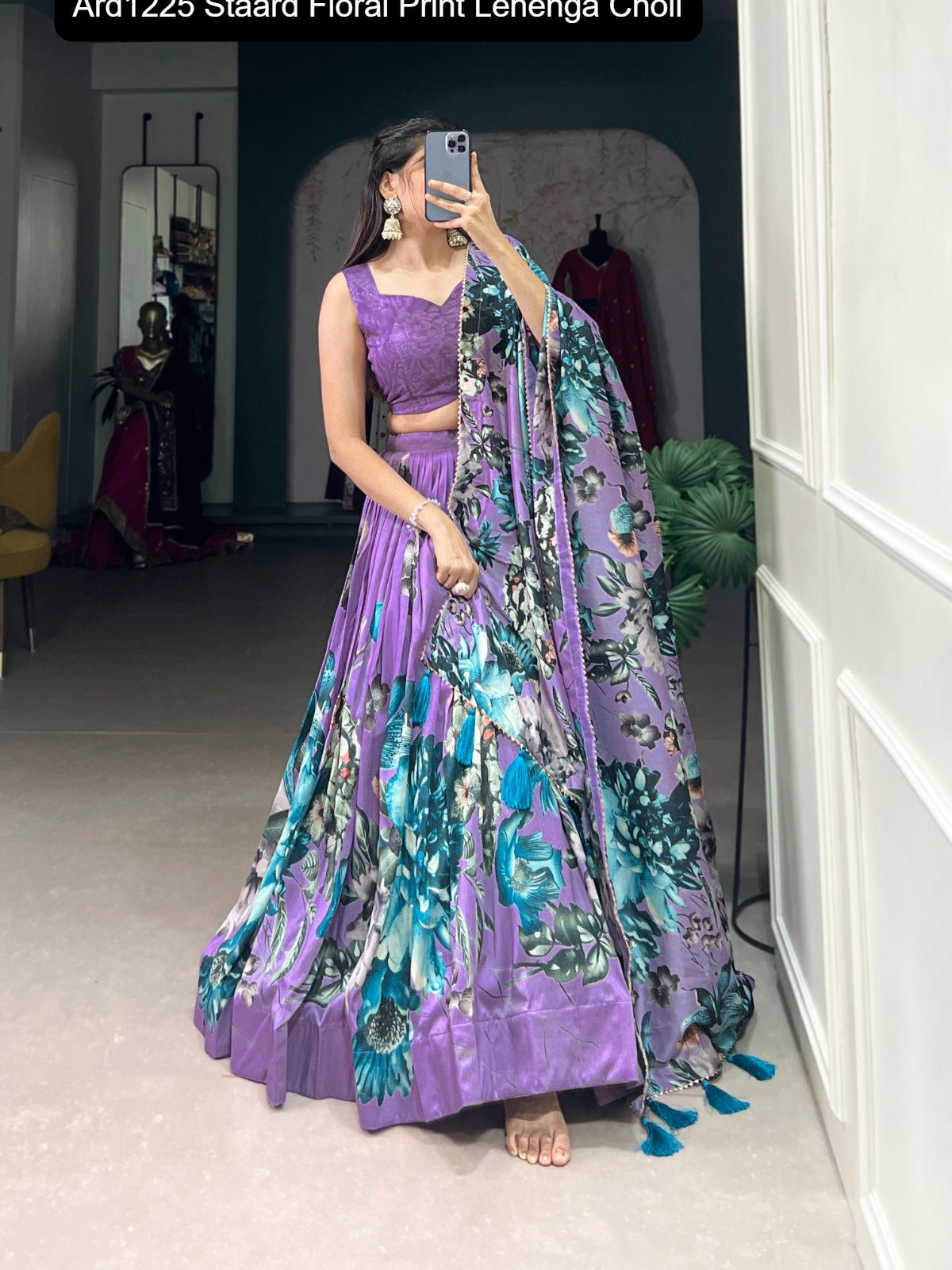 Ard1225 Staard Floral Print Lehenga Choli