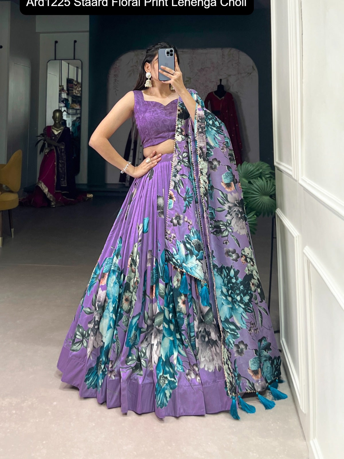 Ard1225 Staard Floral Print Lehenga Choli