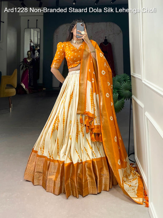Ard1228 Non-Branded Staard Dola Silk Lehenga Choli