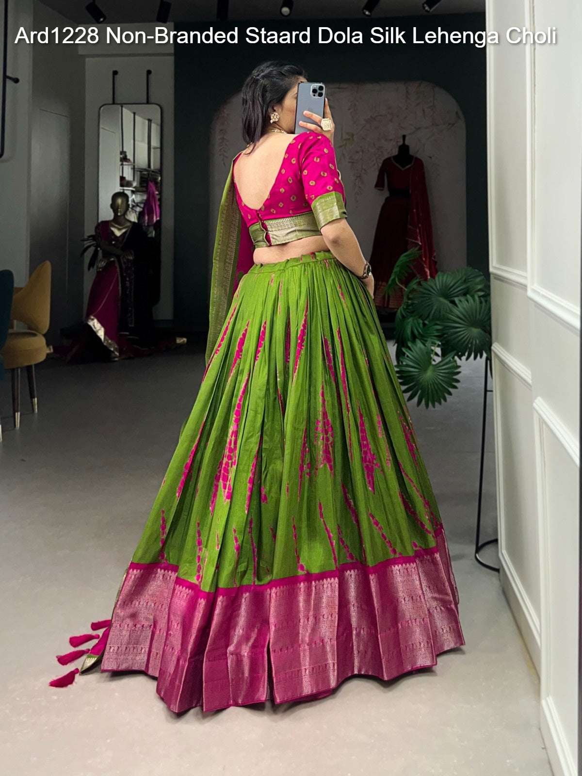 Ard1228 Non-Branded Staard Dola Silk Lehenga Choli