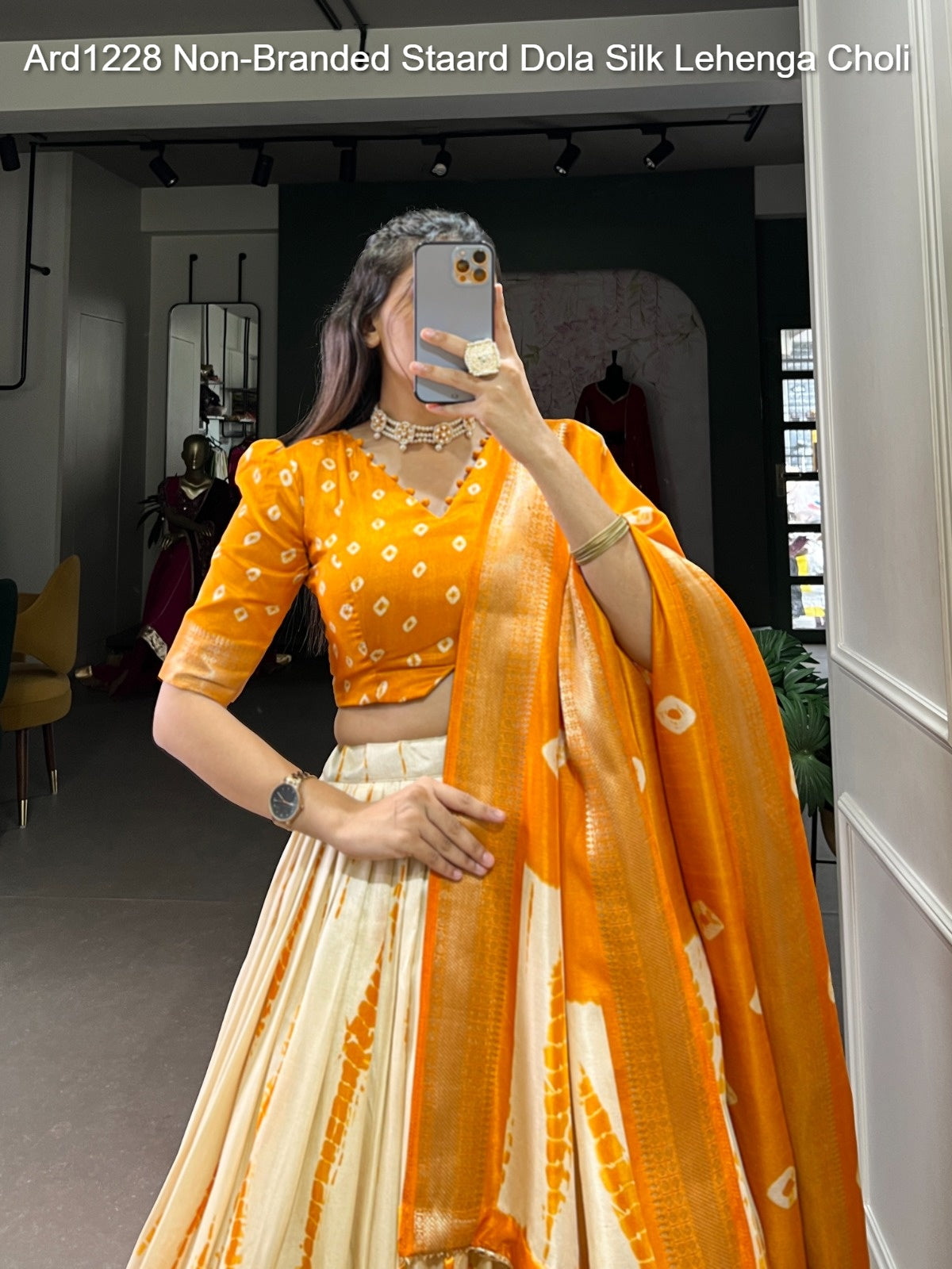 Ard1228 Non-Branded Staard Dola Silk Lehenga Choli