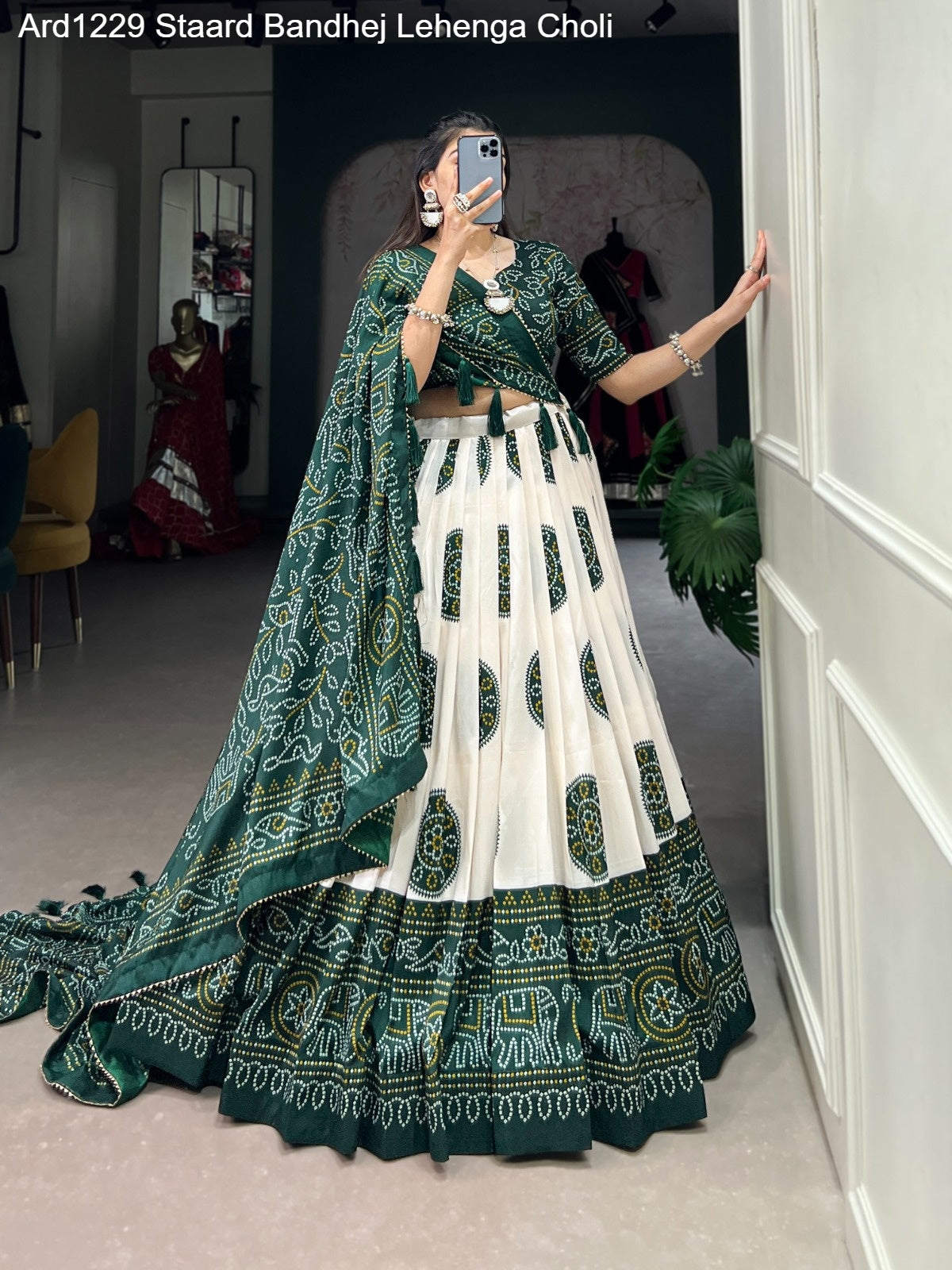 Ard1229 Staard Bandhej Lehenga Choli