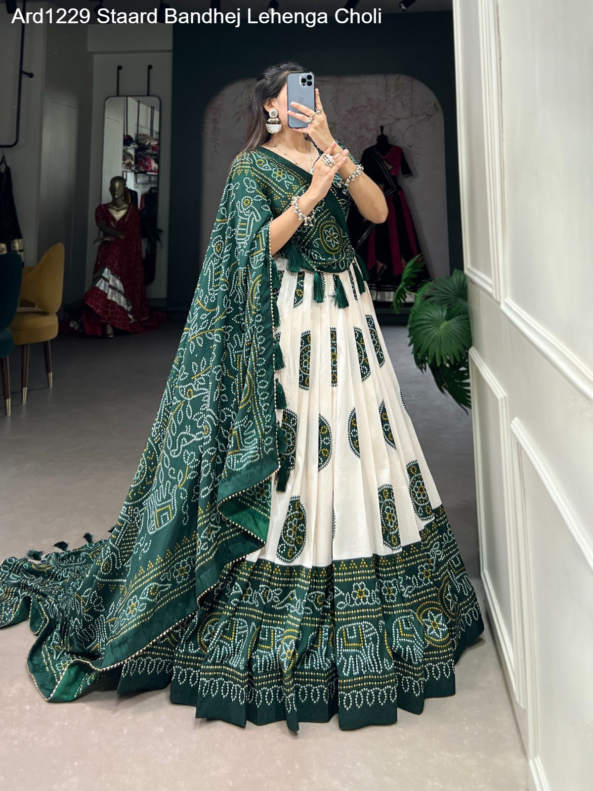 Ard1229 Staard Bandhej Lehenga Choli