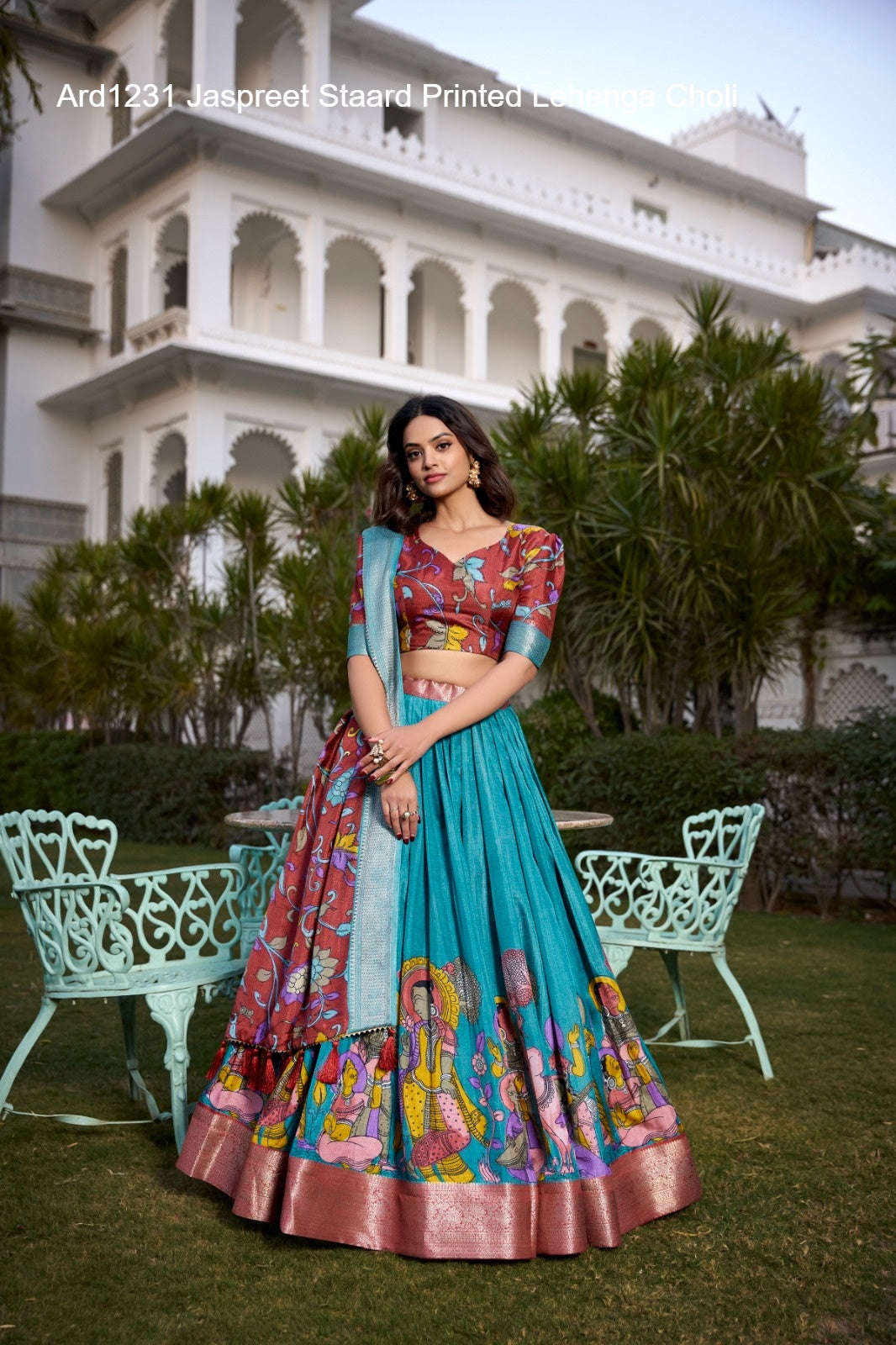 Ard1231 Jaspreet Staard Printed Lehenga Choli