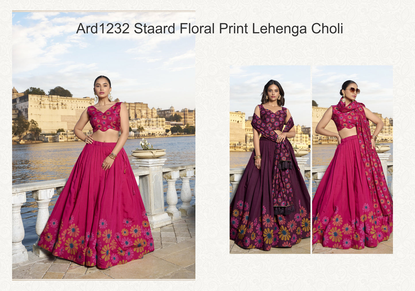 Ard1232 Staard Floral Print Lehenga Choli
