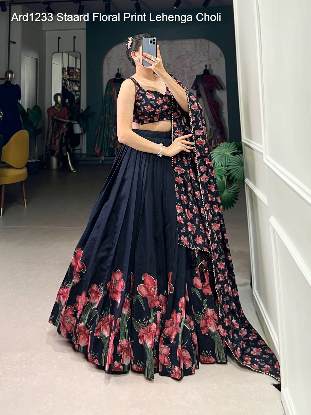 Ard1233 Staard Floral Print Lehenga Choli