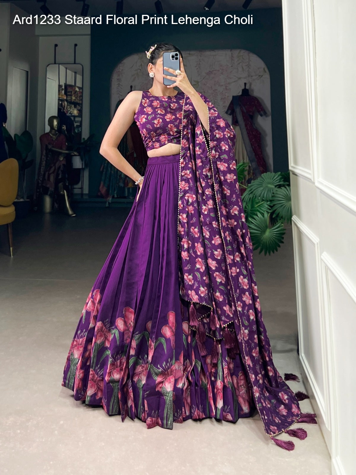 Ard1233 Staard Floral Print Lehenga Choli