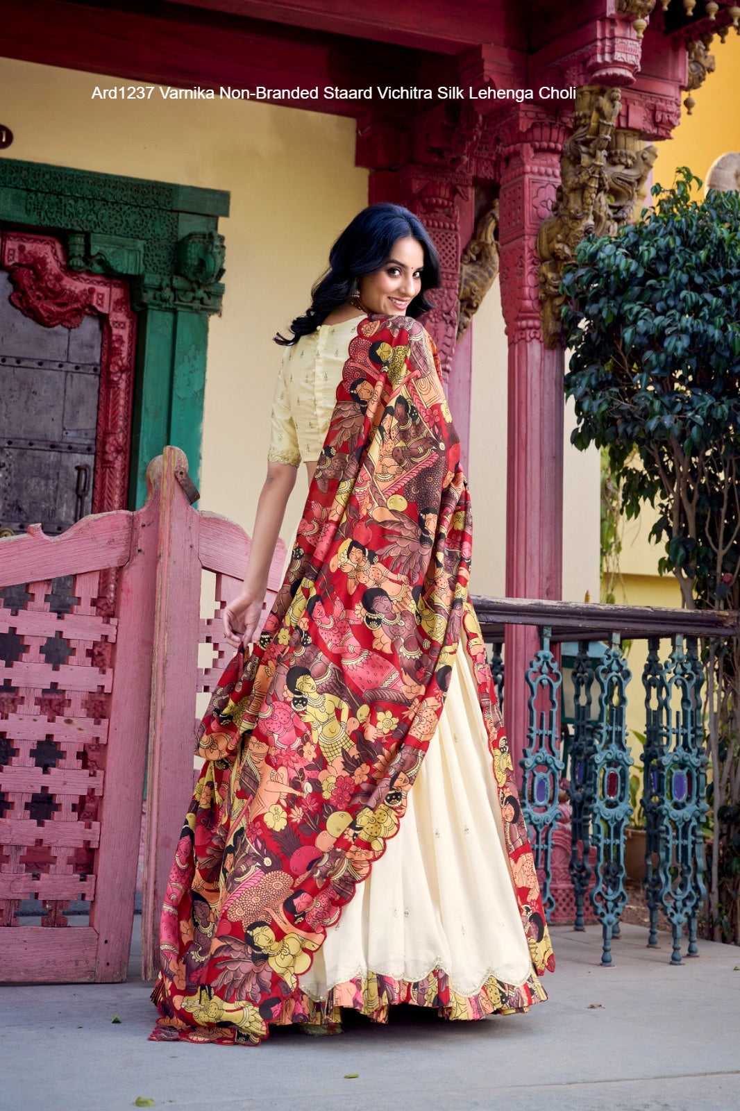 Ard1237 Varnika Non-Branded Staard Vichitra Silk Lehenga Choli