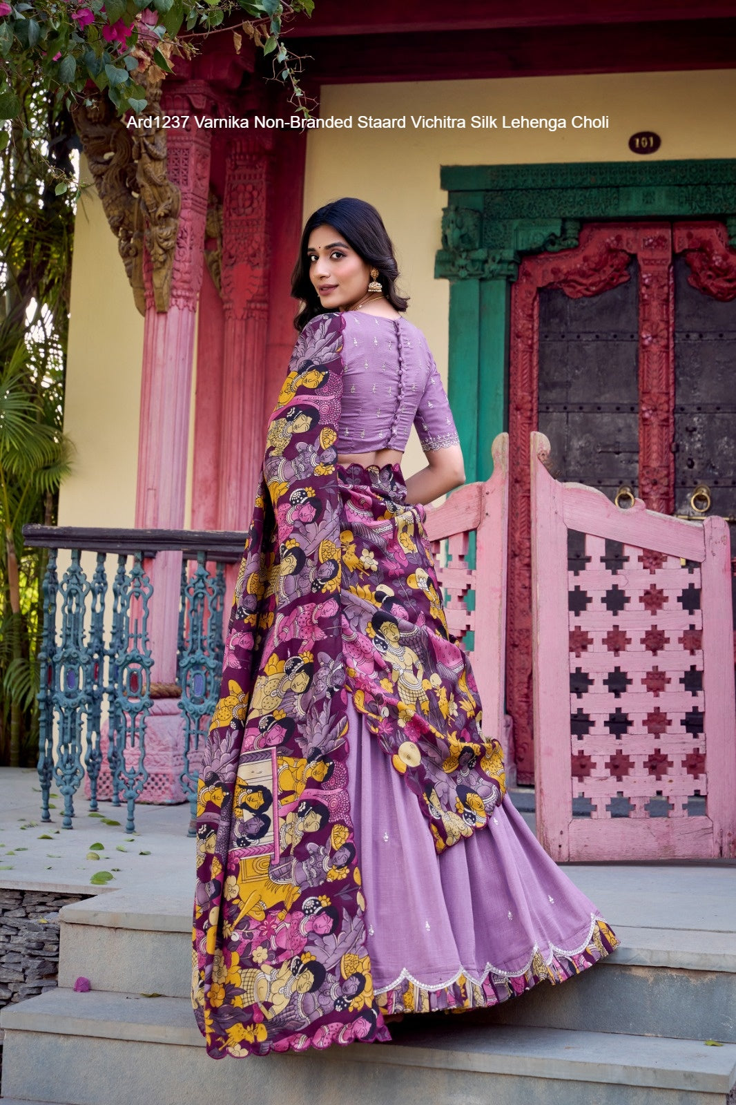 Ard1237 Varnika Non-Branded Staard Vichitra Silk Lehenga Choli