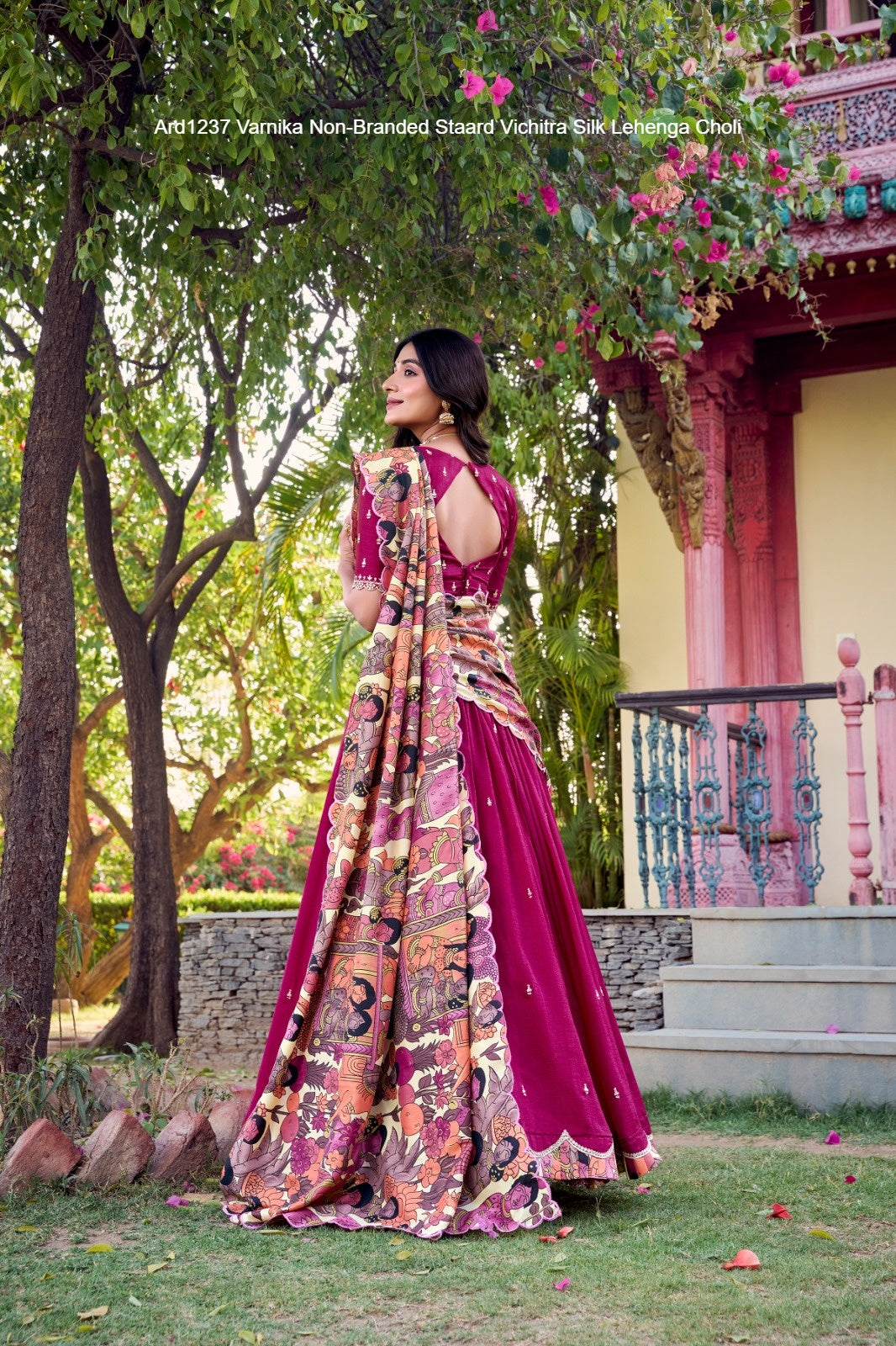 Ard1237 Varnika Non-Branded Staard Vichitra Silk Lehenga Choli