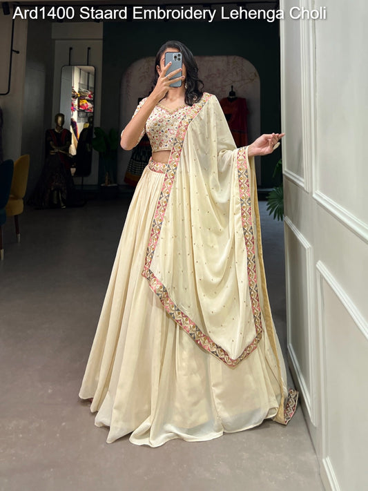 Ard1400 Staard Embroidery Lehenga Choli