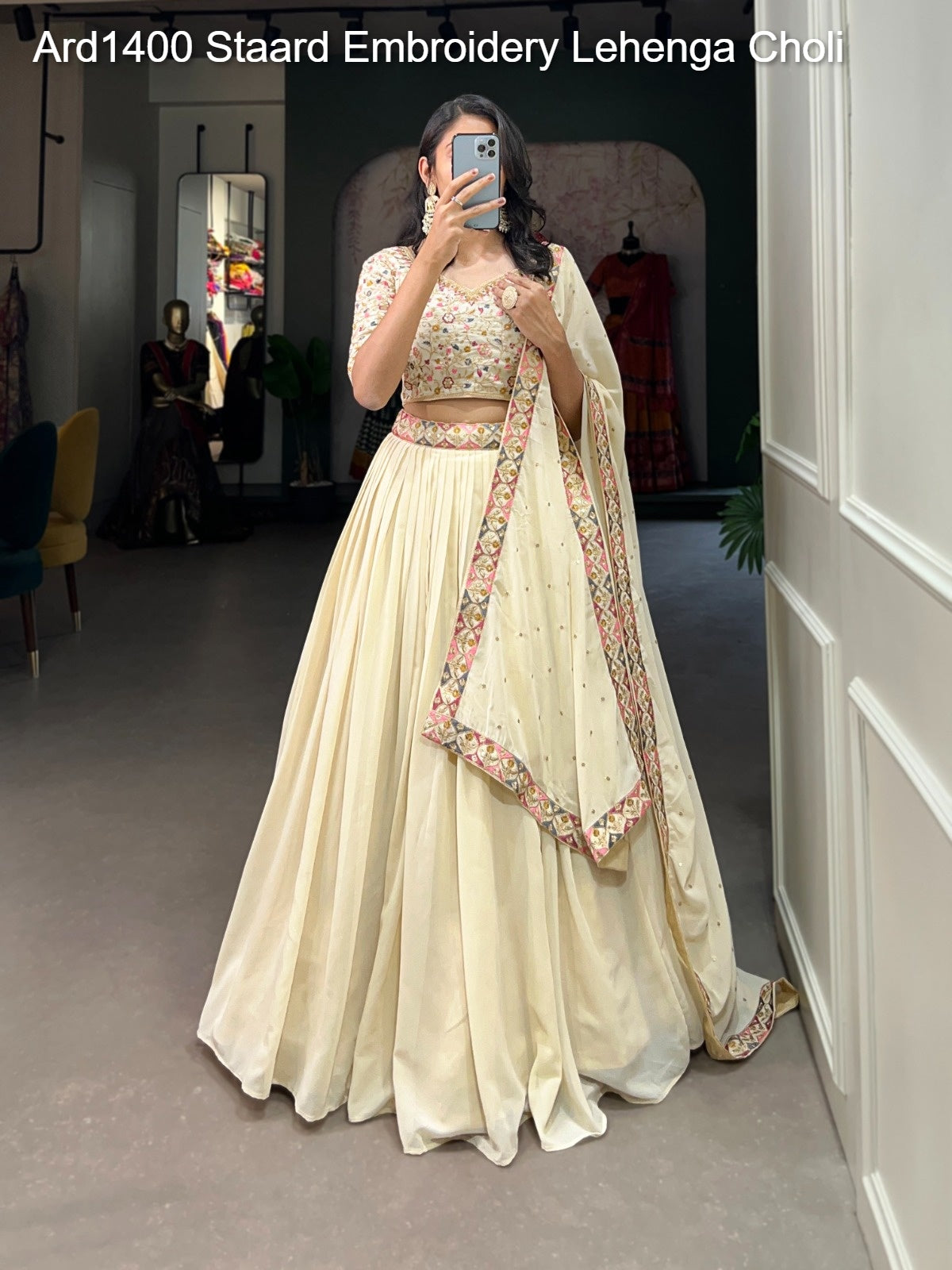 Ard1400 Staard Embroidery Lehenga Choli