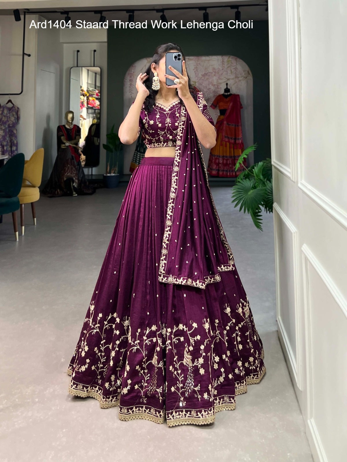 Ard1404 Staard Thread Work Lehenga Choli
