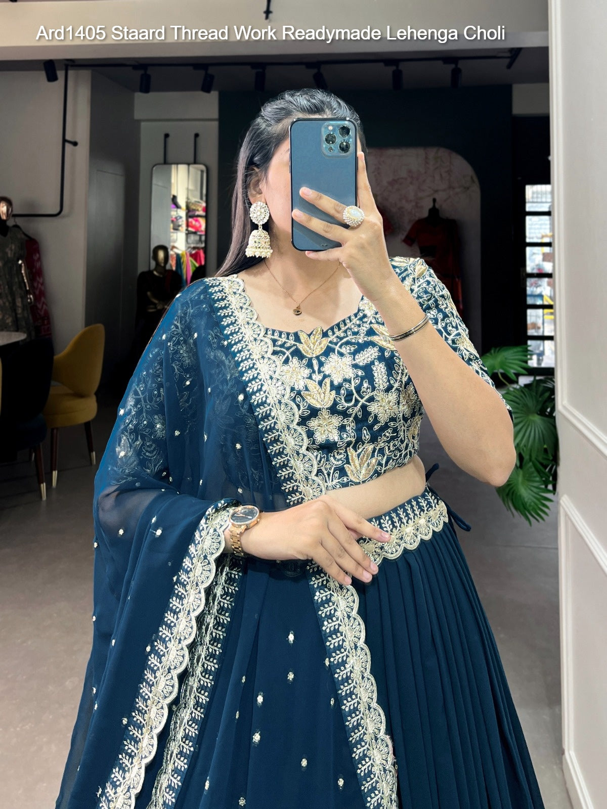 Ard1405 Staard Thread Work Readymade Lehenga Choli
