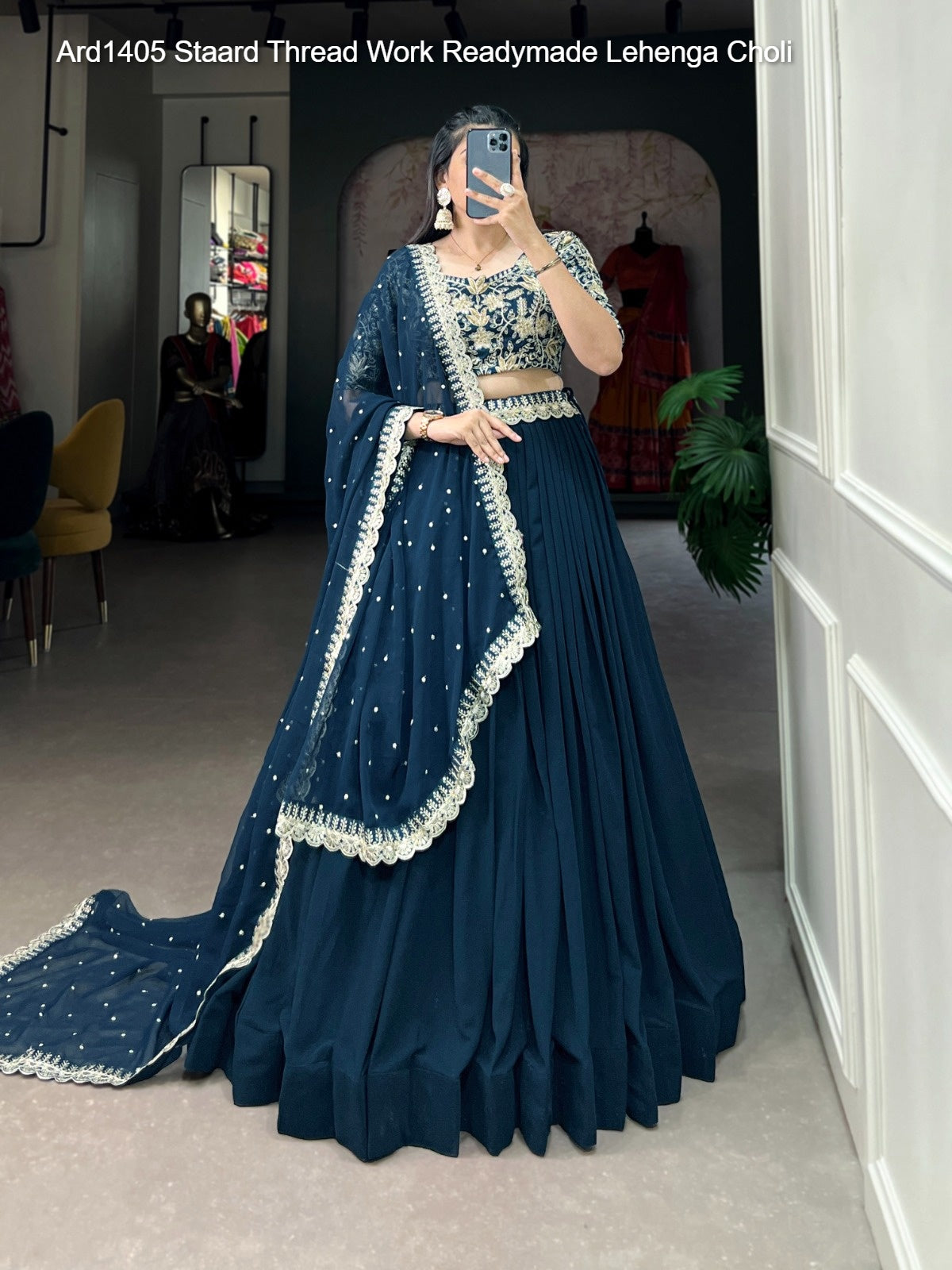 Ard1405 Staard Thread Work Readymade Lehenga Choli