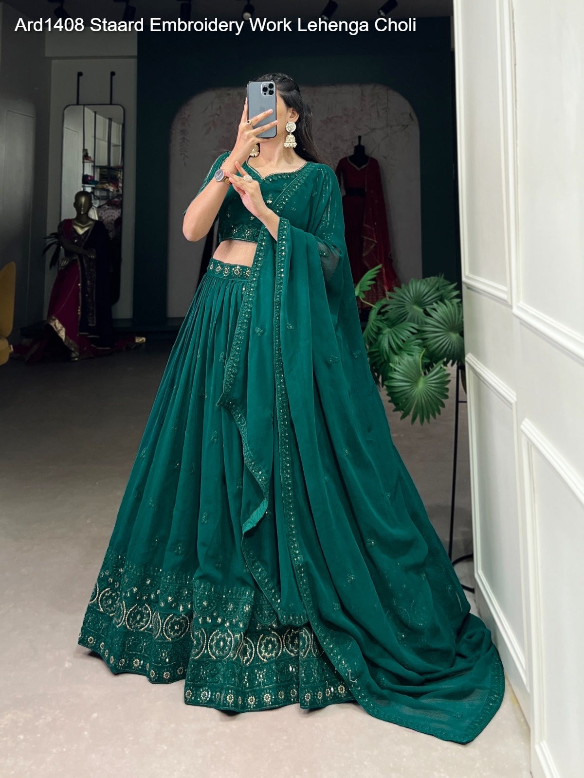 Ard1408 Staard Embroidery Work Lehenga Choli