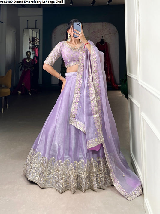 Ard1409 Staard Embroidery Lehenga Choli