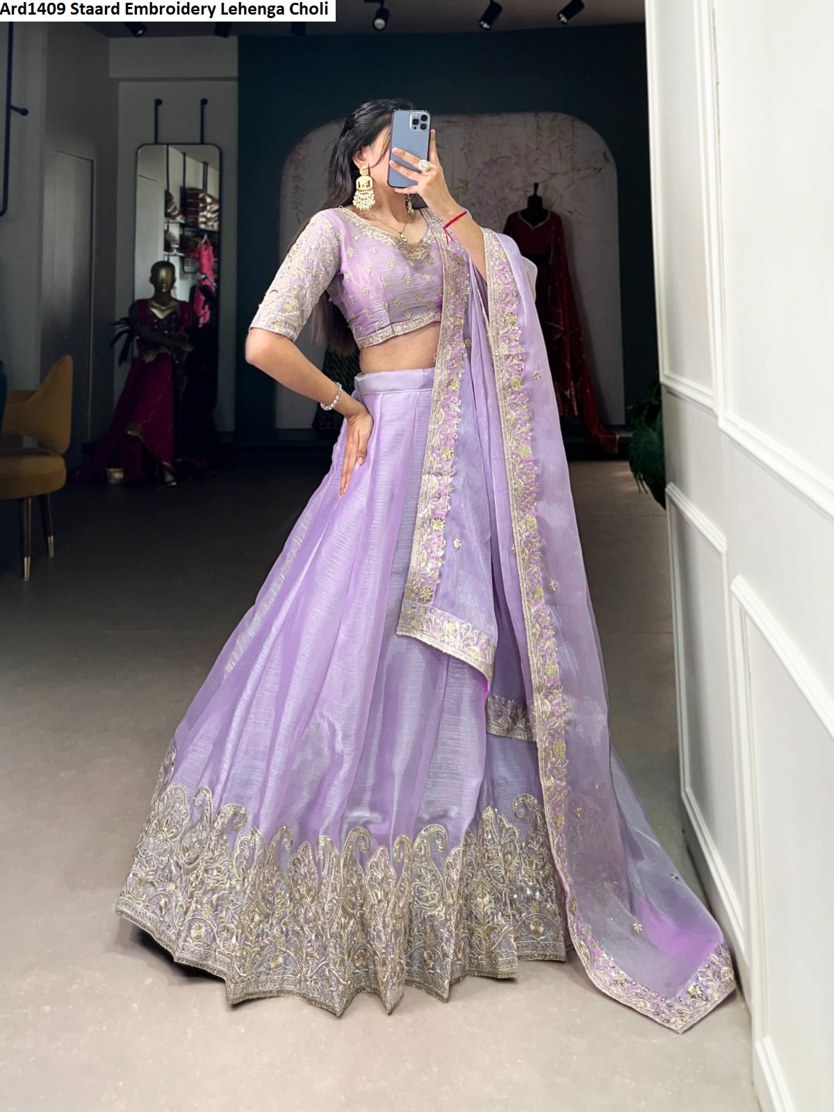 Ard1409 Staard Embroidery Lehenga Choli
