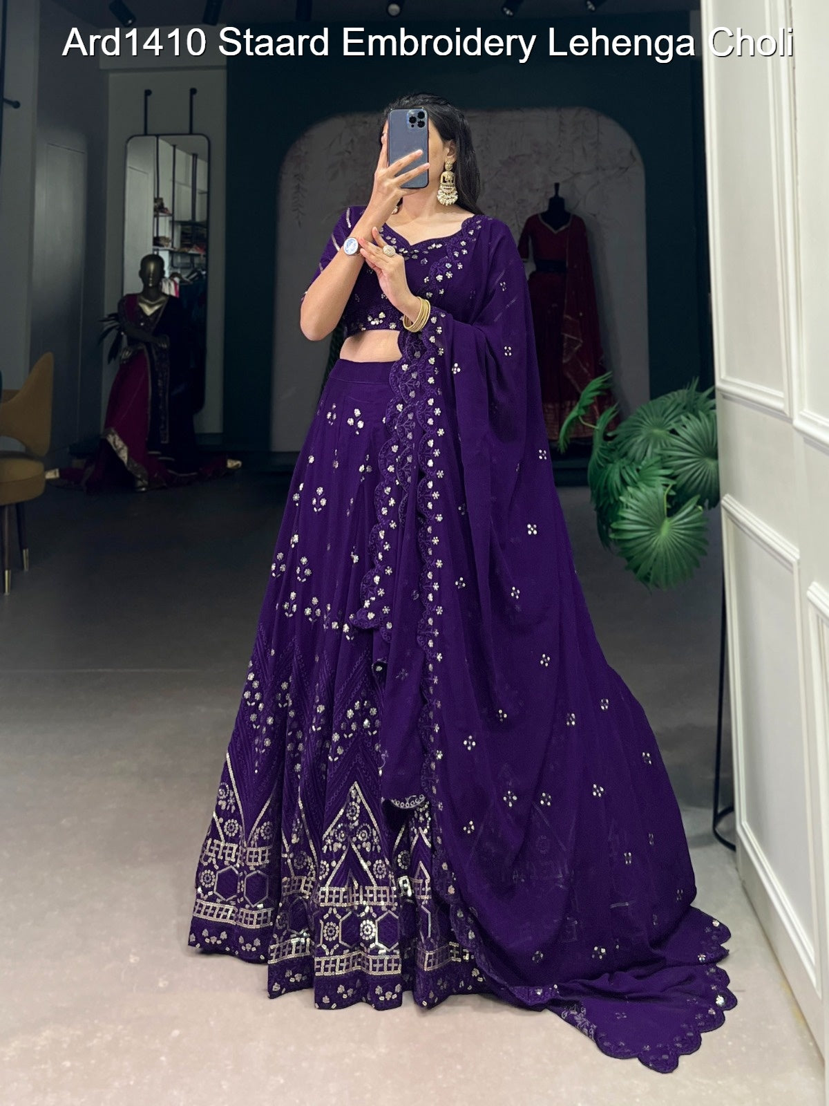 Ard1410 Staard Embroidery Lehenga Choli