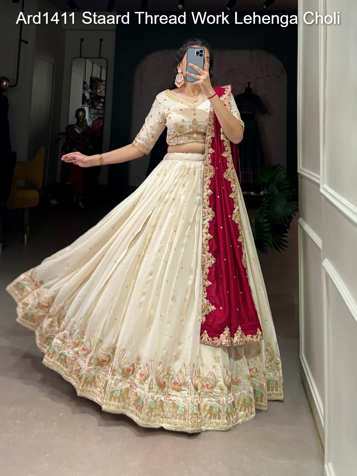 Ard1411 Staard Thread Work Lehenga Choli