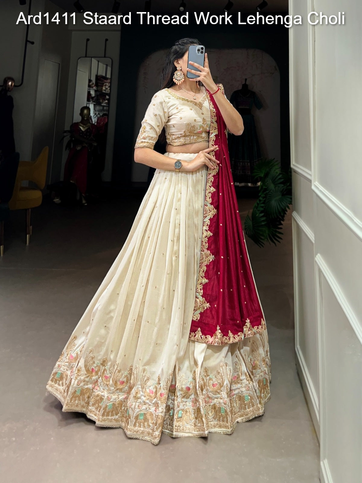 Ard1411 Staard Thread Work Lehenga Choli