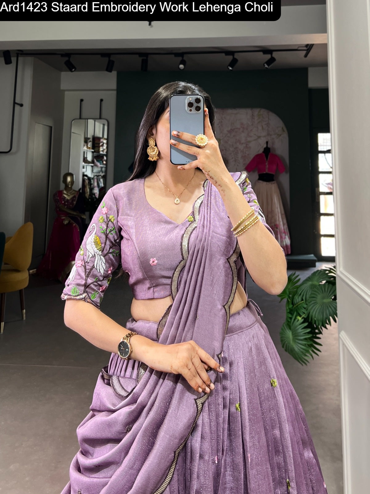 Ard1423 Staard Embroidery Work Lehenga Choli