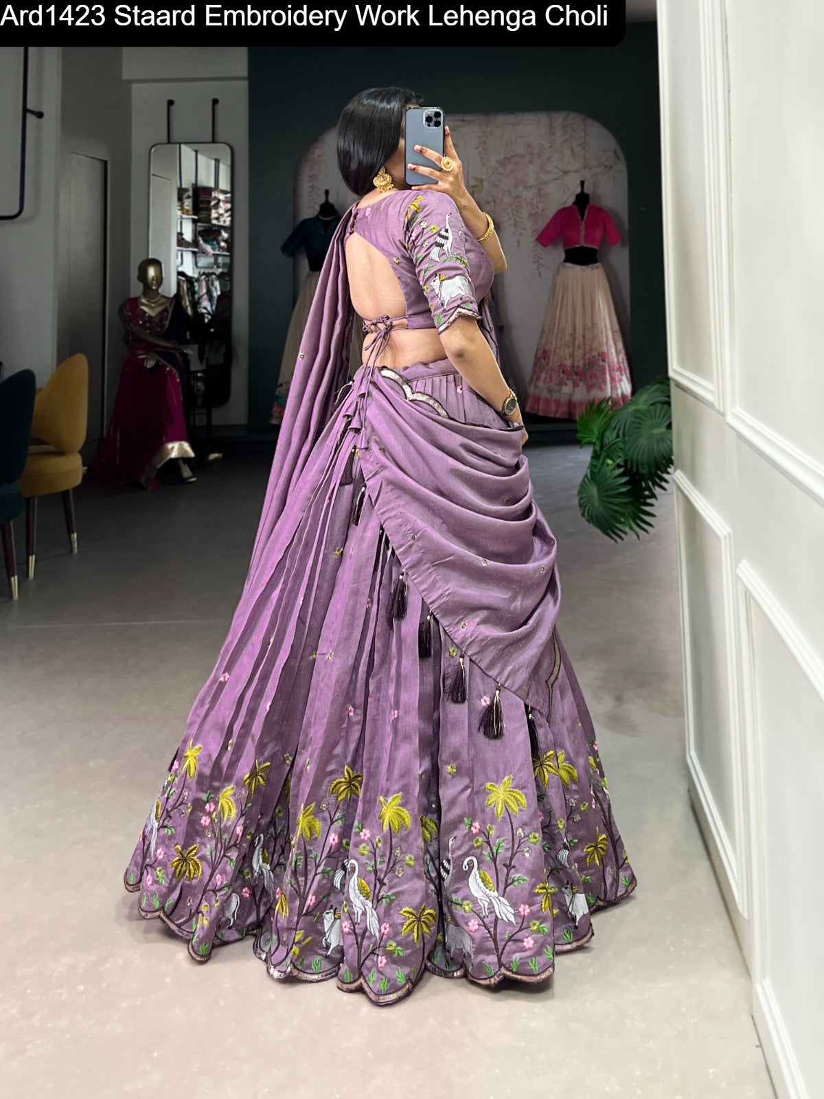 Ard1423 Staard Embroidery Work Lehenga Choli