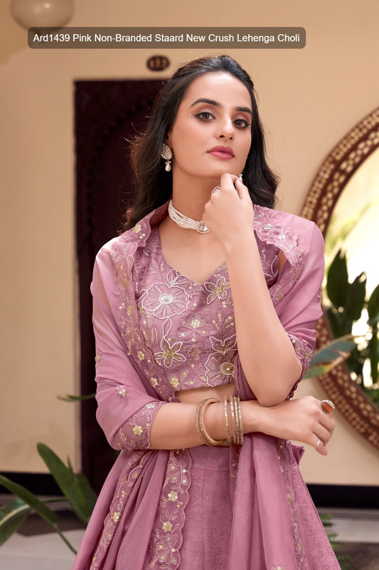 Ard1439 Pink Non-Branded Staard New Crush Lehenga Choli