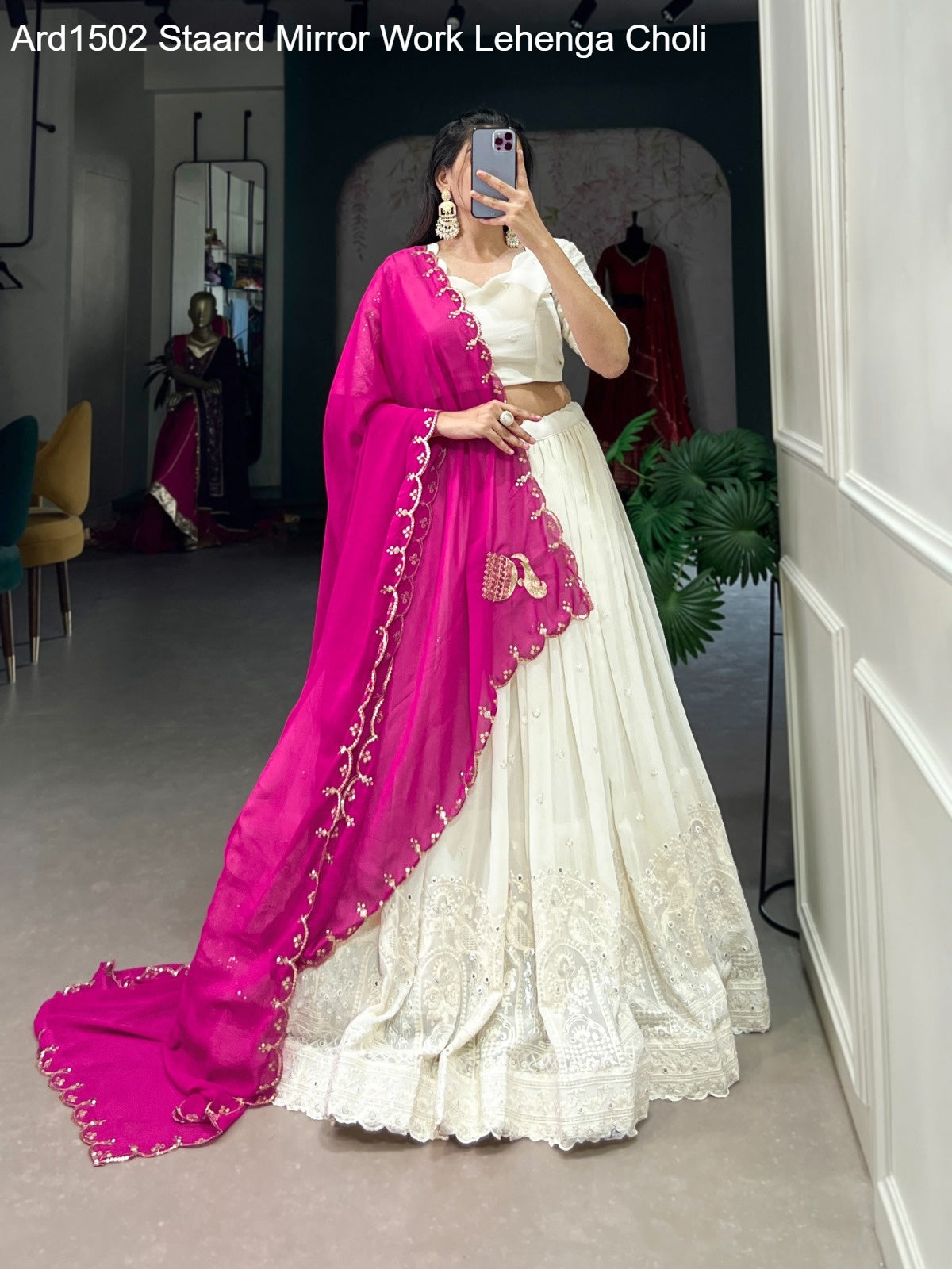 Ard1502 Staard Mirror Work Lehenga Choli