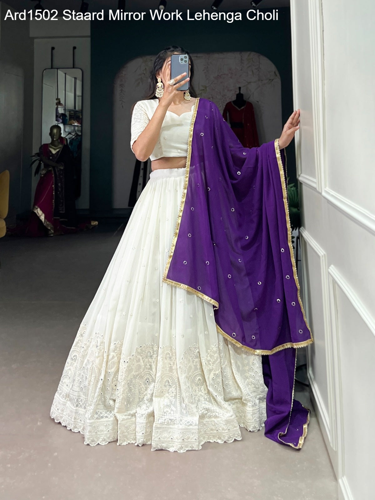 Ard1502 Staard Mirror Work Lehenga Choli