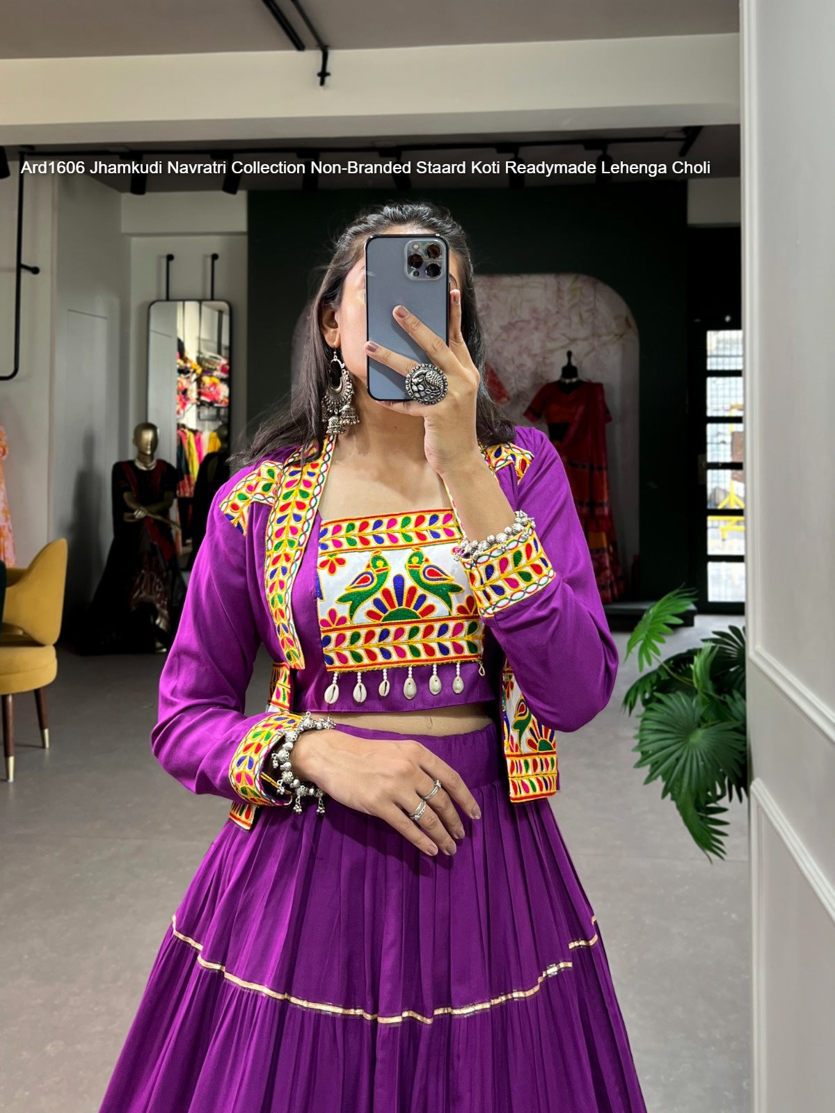 Ard1606 Jhamkudi Navratri Collection Non-Branded Staard Koti Readymade Lehenga Choli