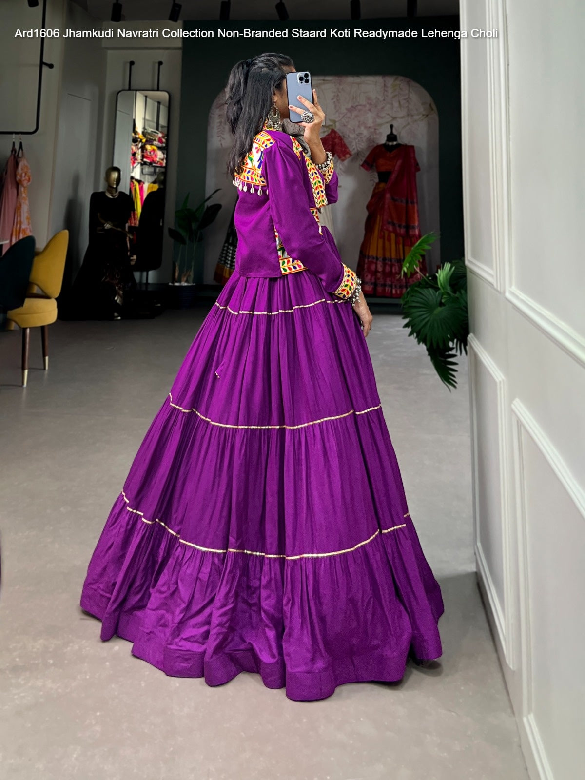 Ard1606 Jhamkudi Navratri Collection Non-Branded Staard Koti Readymade Lehenga Choli