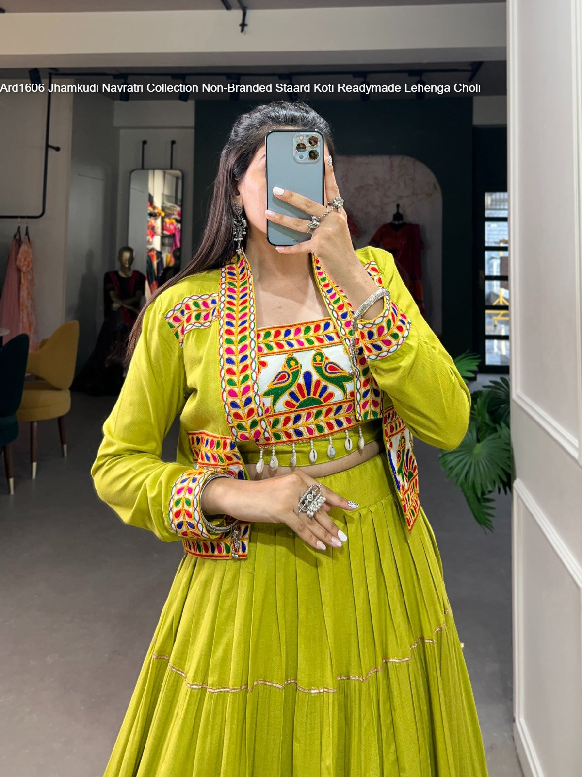 Ard1606 Jhamkudi Navratri Collection Non-Branded Staard Koti Readymade Lehenga Choli