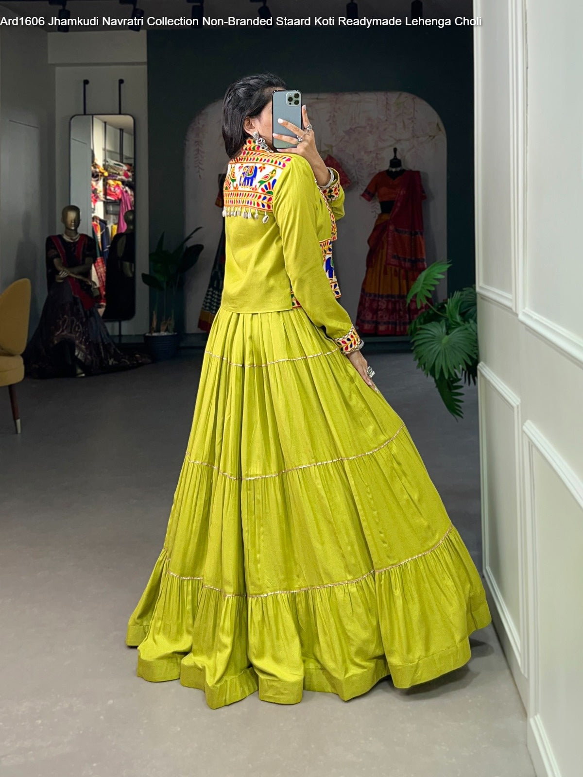 Ard1606 Jhamkudi Navratri Collection Non-Branded Staard Koti Readymade Lehenga Choli