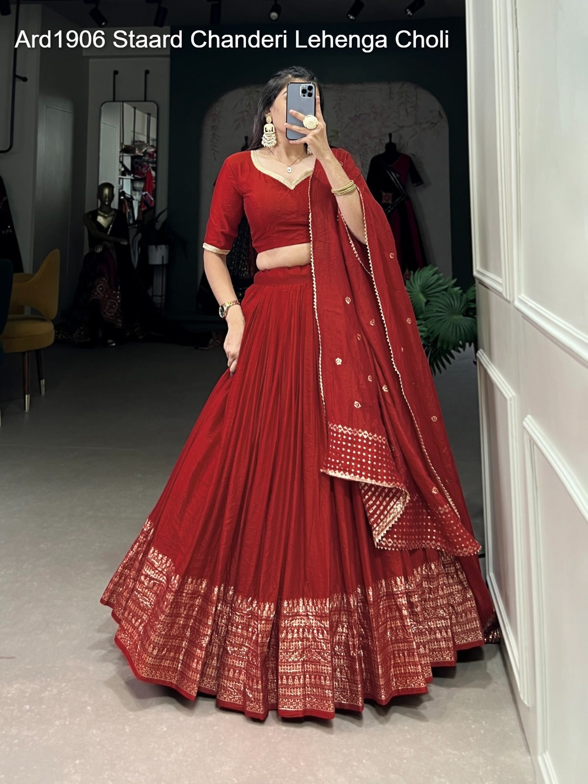 Ard1906 Staard Chanderi Lehenga Choli