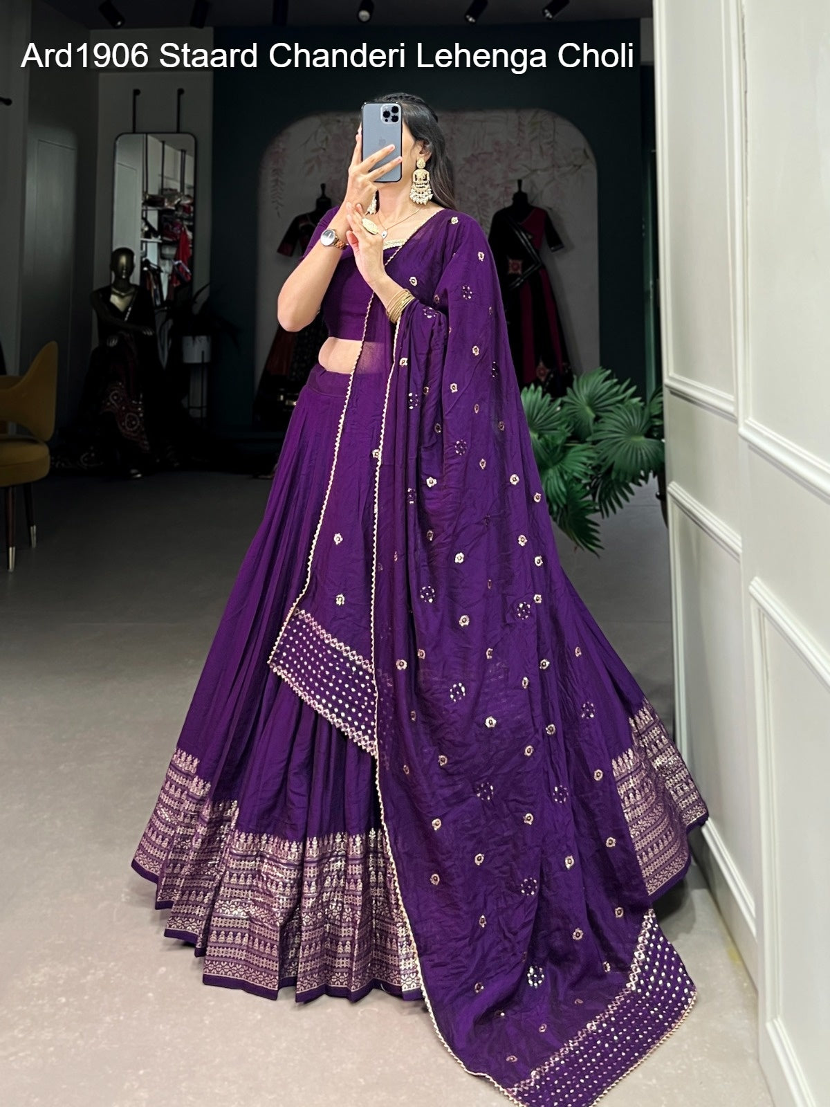 Ard1906 Staard Chanderi Lehenga Choli