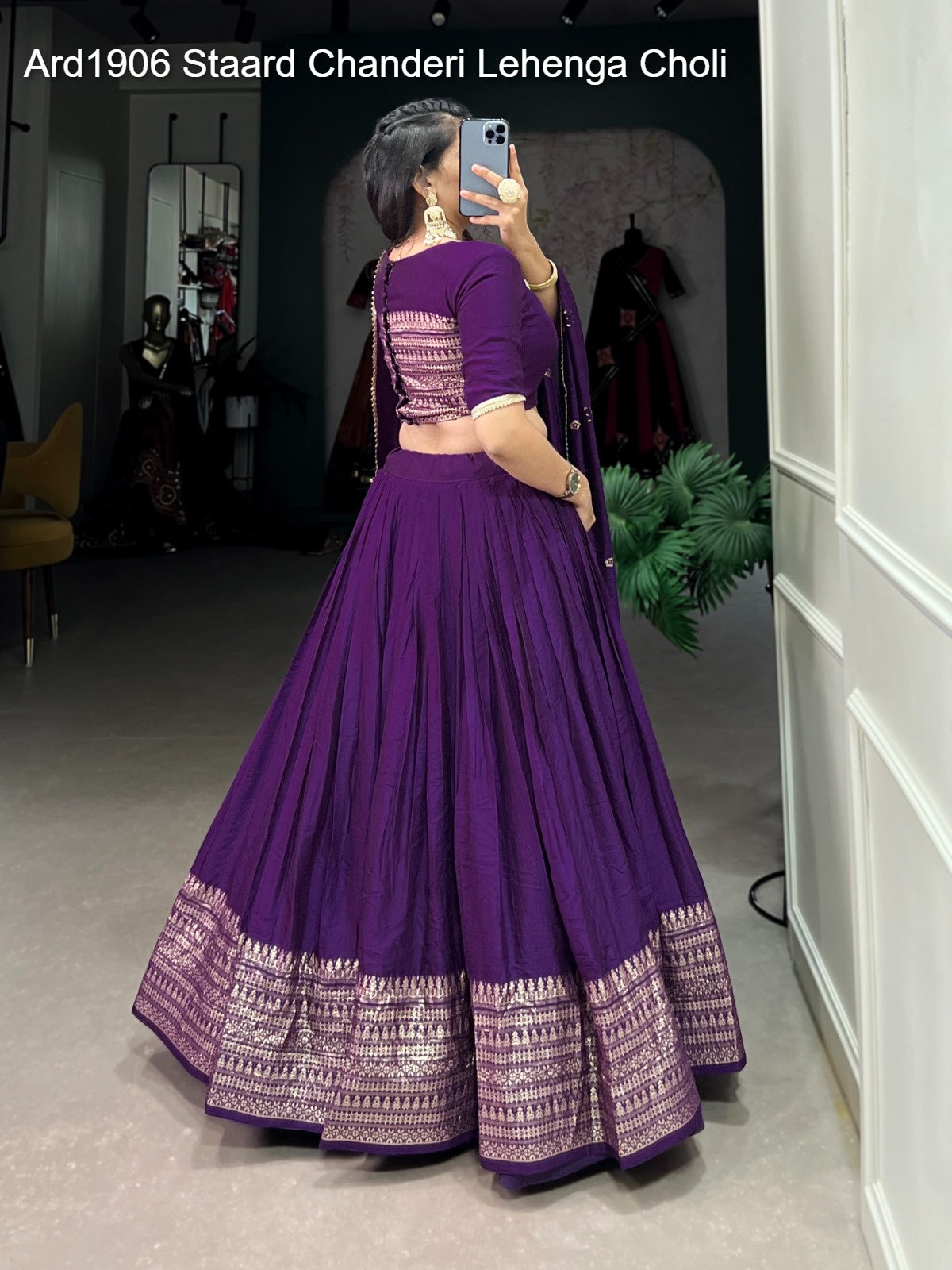 Ard1906 Staard Chanderi Lehenga Choli