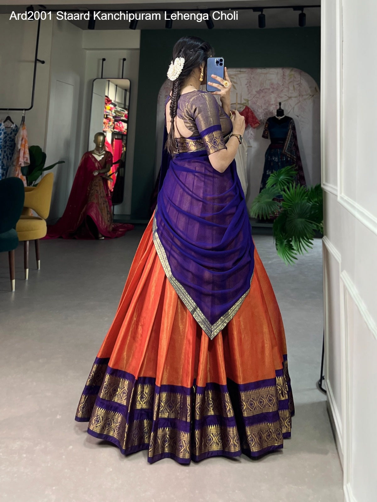 Ard2001 Staard Kanchipuram Lehenga Choli