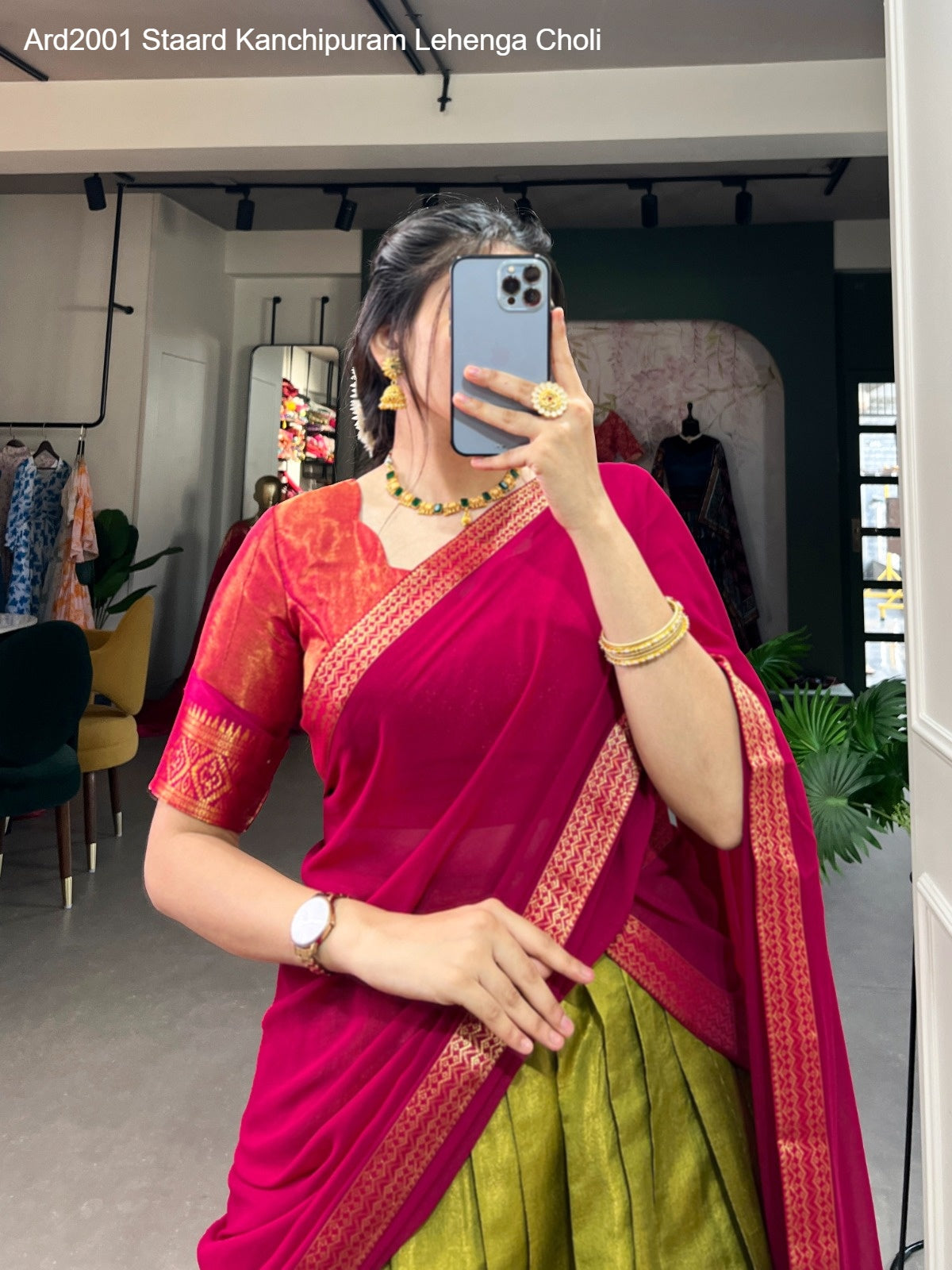 Ard2001 Staard Kanchipuram Lehenga Choli