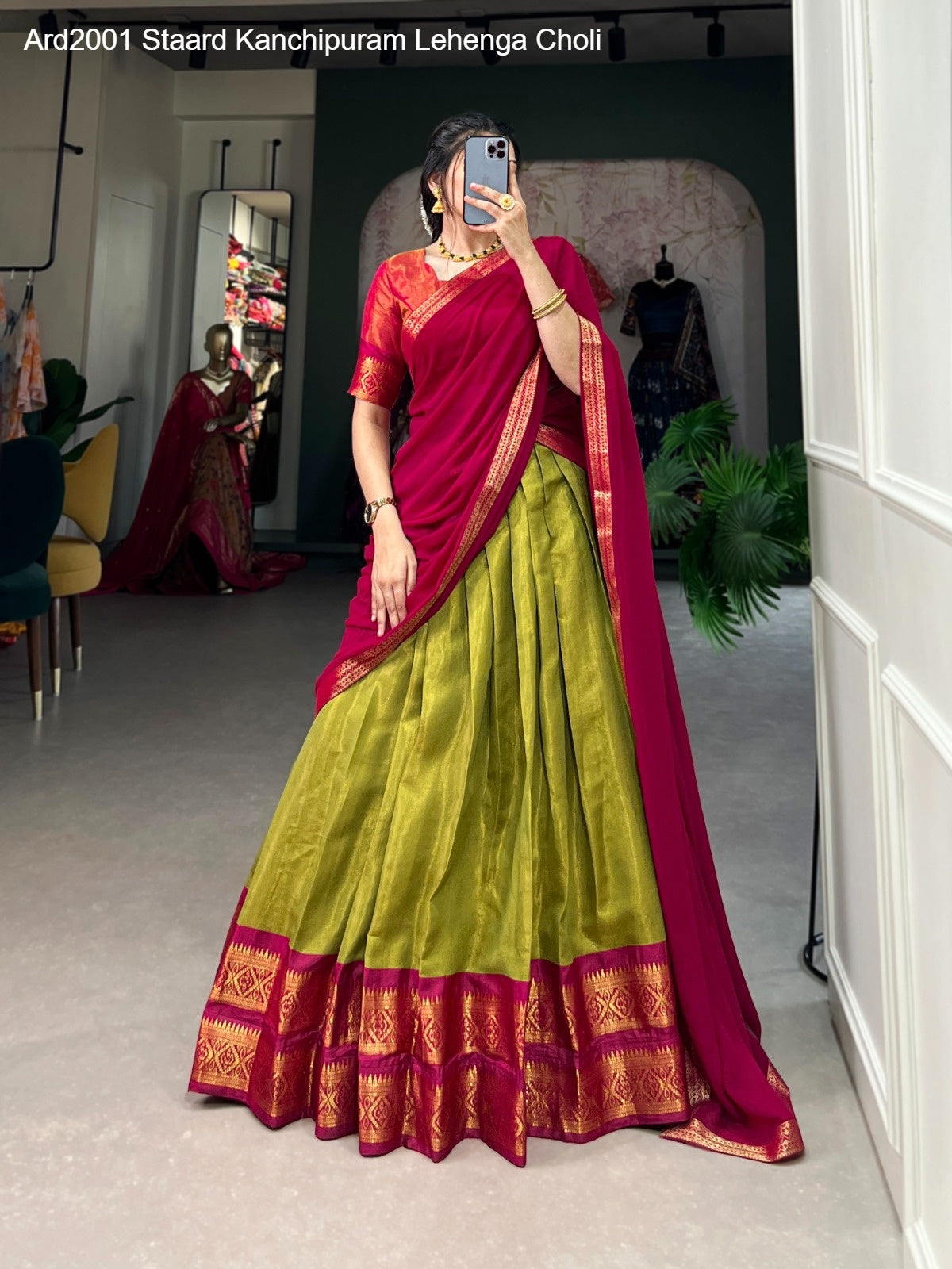 Ard2001 Staard Kanchipuram Lehenga Choli