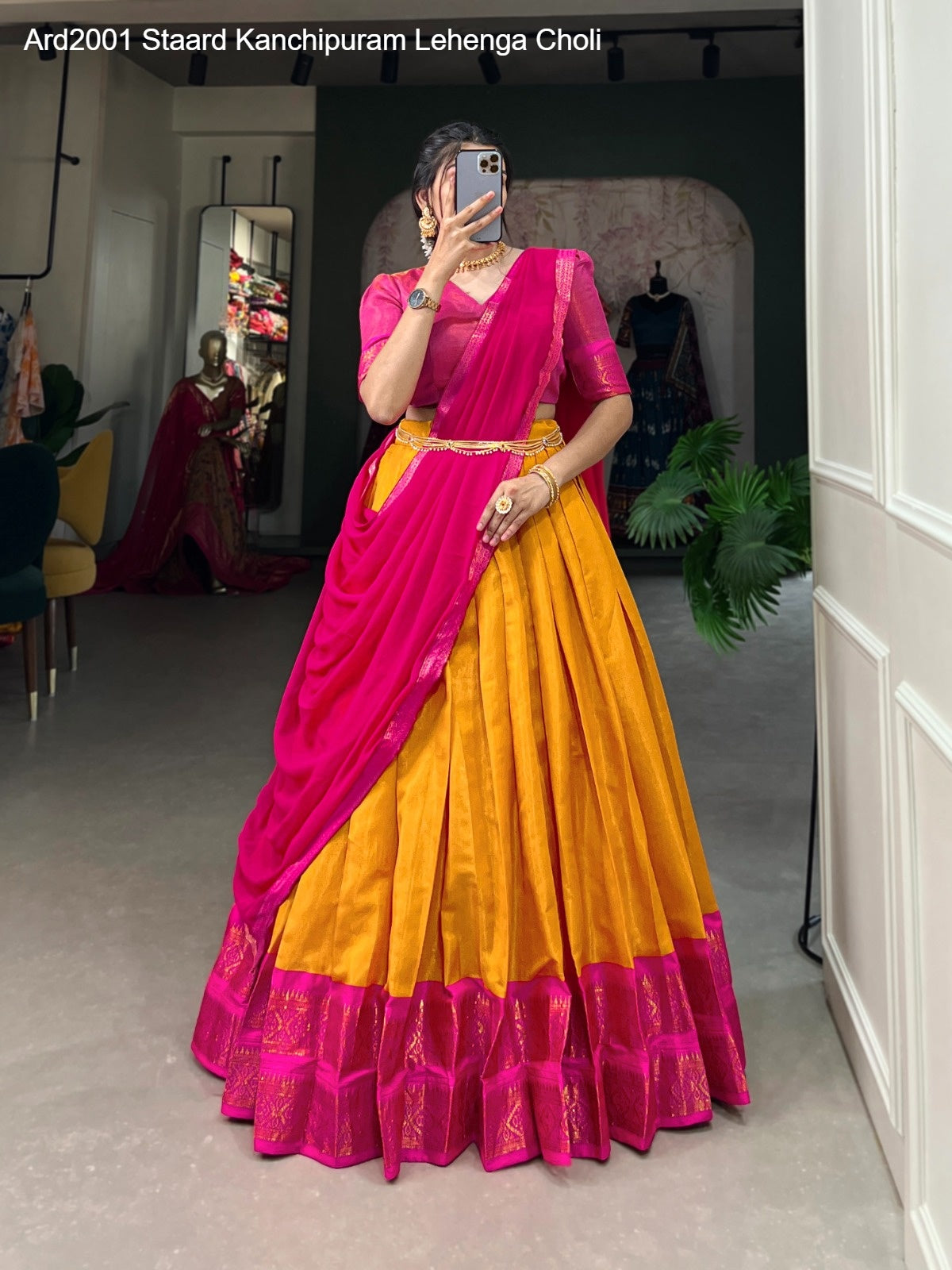 Ard2001 Staard Kanchipuram Lehenga Choli