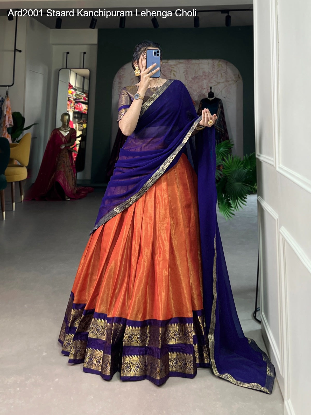 Ard2001 Staard Kanchipuram Lehenga Choli