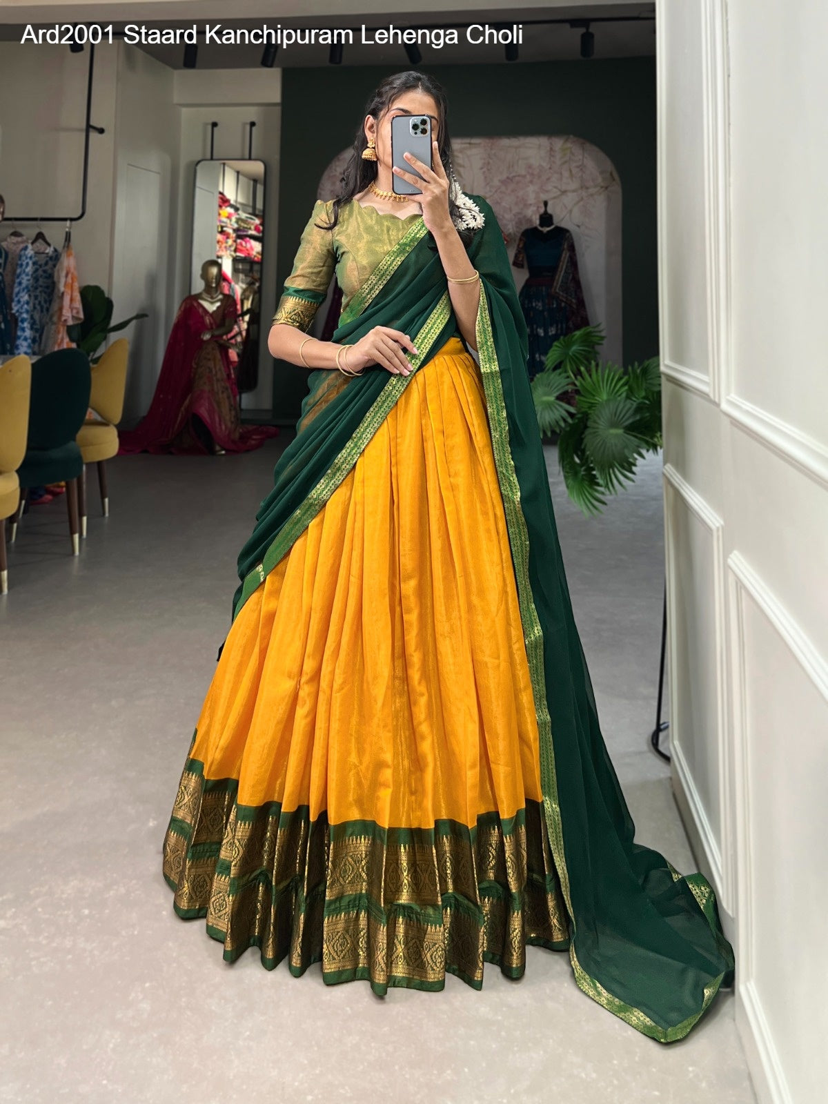 Ard2001 Staard Kanchipuram Lehenga Choli