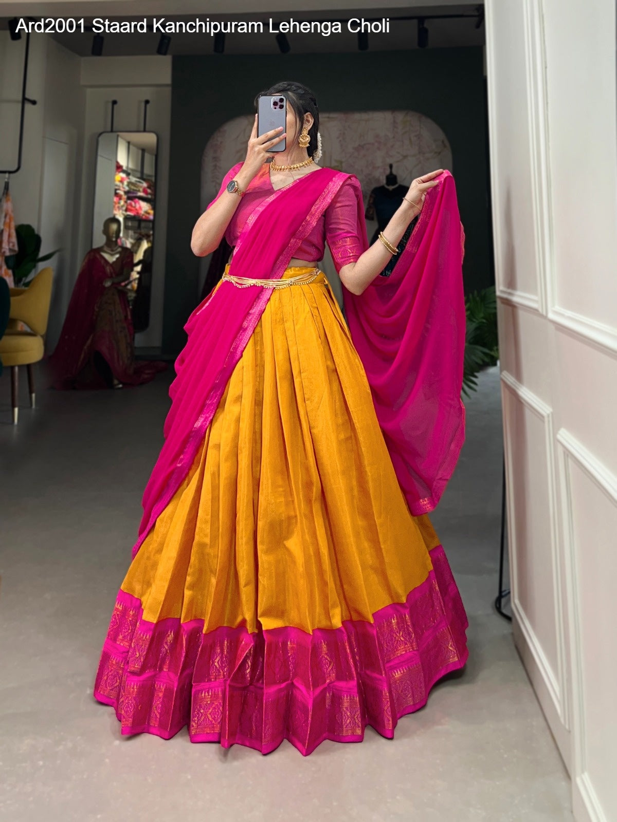 Ard2001 Staard Kanchipuram Lehenga Choli