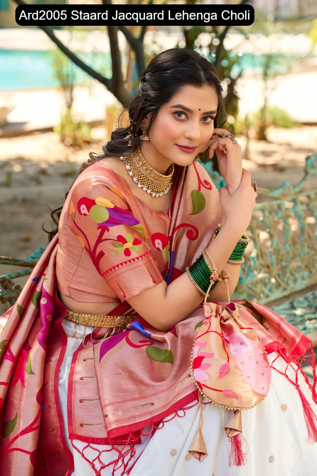 Ard2005 Staard Jacquard Lehenga Choli