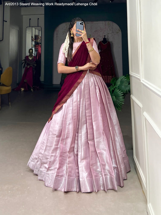 Ard2013 Staard Weaving Work Readymade Lehenga Choli